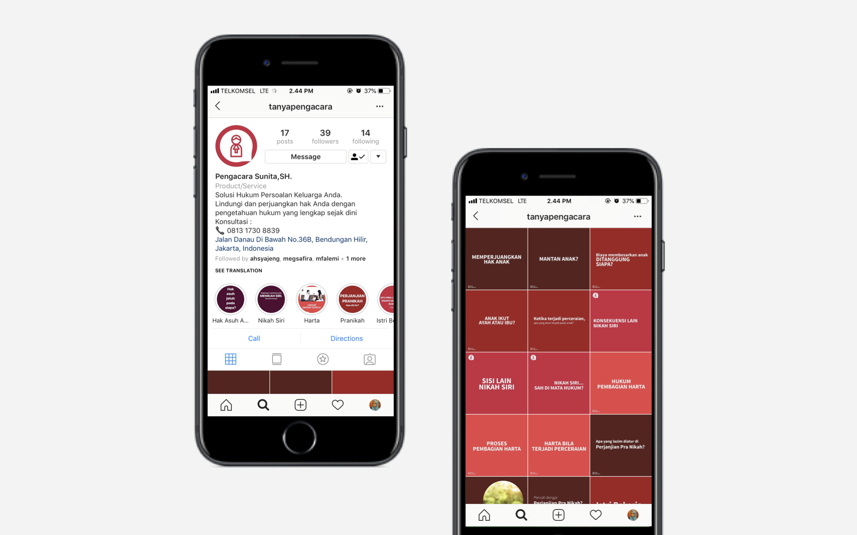 Tanya Pengacara Social Media